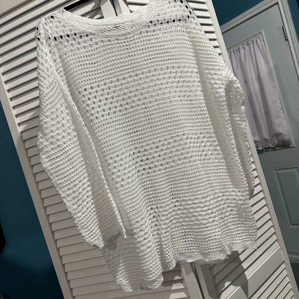 White Knit Women's Sweater